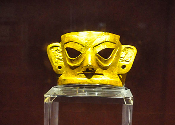 The Golden Mask at Jinsha Site Museum