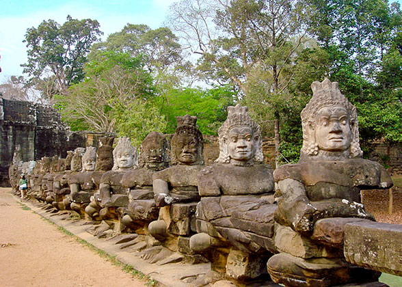 Statues of Angkor Wat
