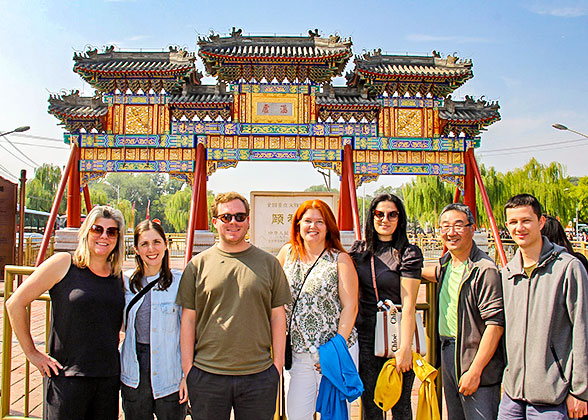 Our Guests at the Summer Palace