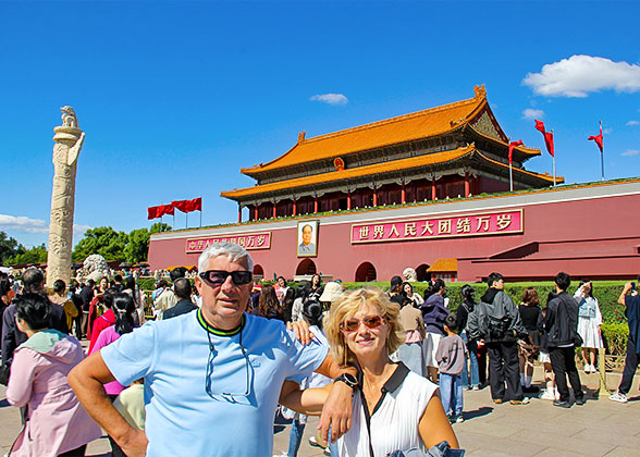 Our Guests at Tiananmen Square Our Guests at Tiananmen Square