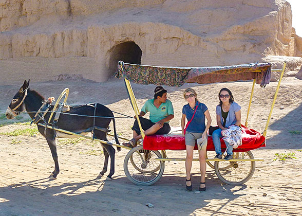 Our Guests at Gaochang Ruins