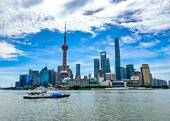 Pudong Area Seen from the Bund