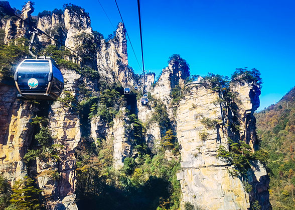 Cable Car at Tianzi Mountain