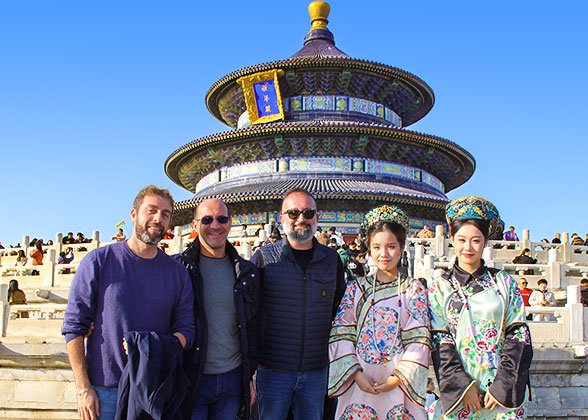 Our Guests at the Temple of Heaven