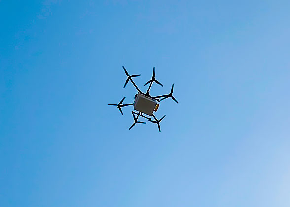 UAV Delivery at the Badaling Great Wall