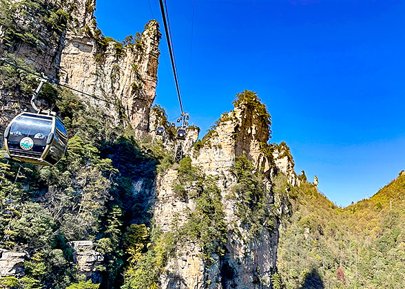 Cable Car to Tianzi Mountain