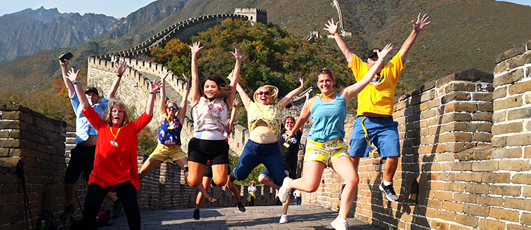 Have an exciting walk on Mutianyu Great Wall