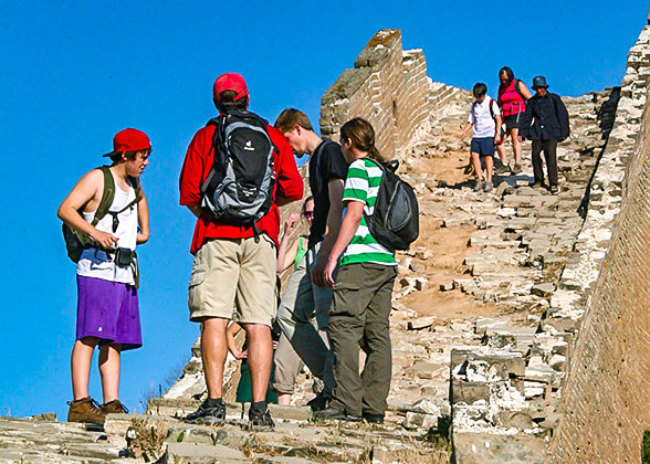 Hiking at Jinshanling Great Wall