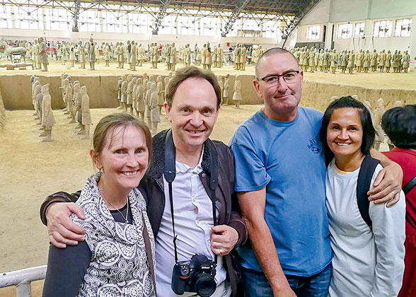 Our Guests at the Terracotta Army