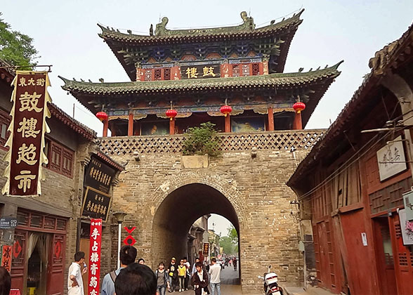 Drum Tower in Luoyang Old Town