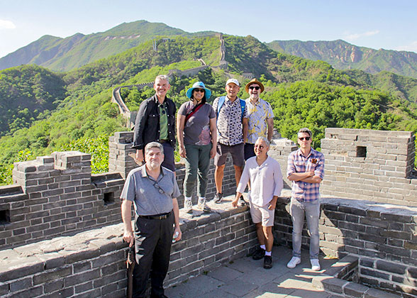 Our Guests on Mutianyu Great Wall