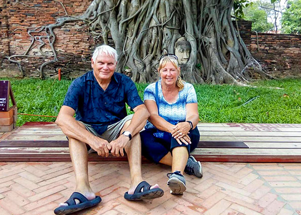 Our Guests at Ayutthaya Ruins