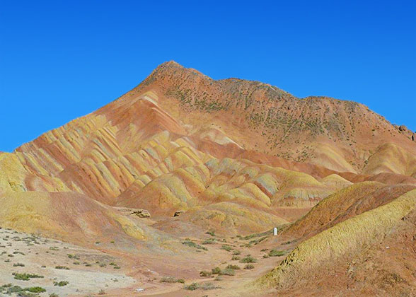 Zhangye Danxia Geopark, Rainbow Mountains