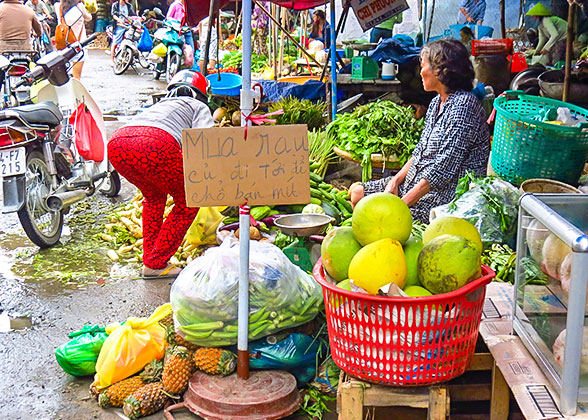 Fruit Vendor in Ho Chi Minh City