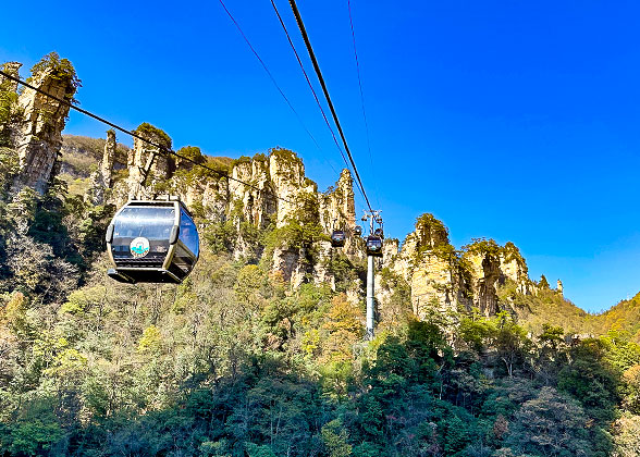 Cable Car at Tianzi Mountain