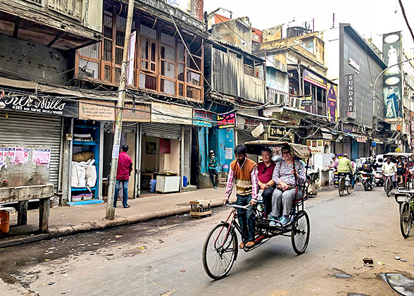 Rickshaw Ride at Chandni Chowk