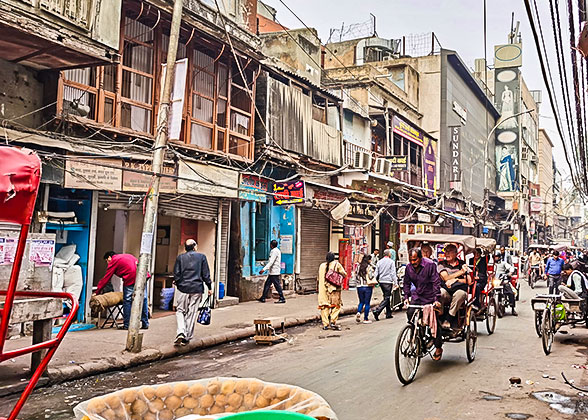 Rickshaw Ride at Chandni Chowk