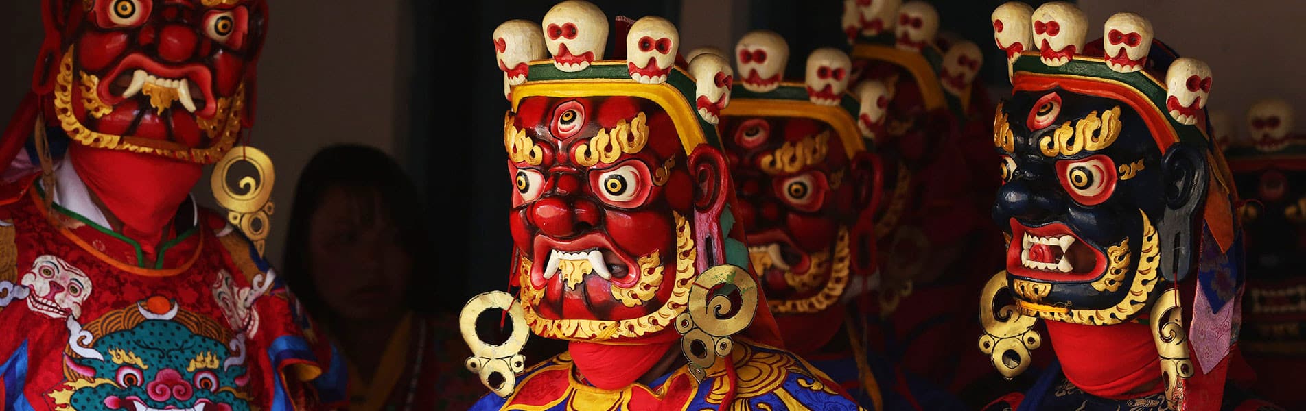 Mask dance, Bhutan