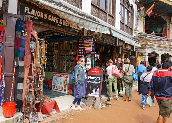 Views around Boudhanath Stupa
