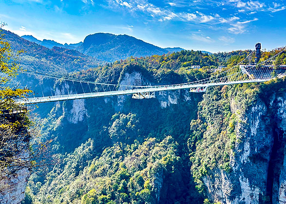 2 Days to Zhangjiajie Forest Park, Bailong Elevator, Avatar Mountain, Tianzi Mountain, Glass Bridge, and Tianmen Mountain