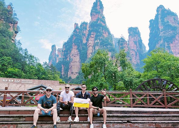 Our Guests at Zhangjiajie National Park