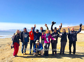 Our clients celebrating at Mount Kailash