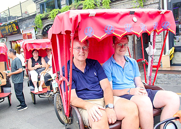 Rickshaw Ride at the Hutong Alleys