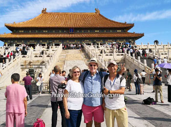 Our clients at the Forbidden City
