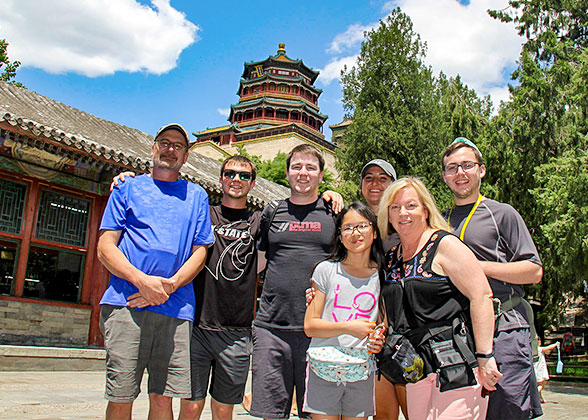 Our Guests at the Summer Palace