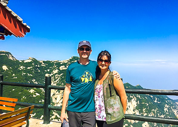 Our Guests on Mt. Huashan