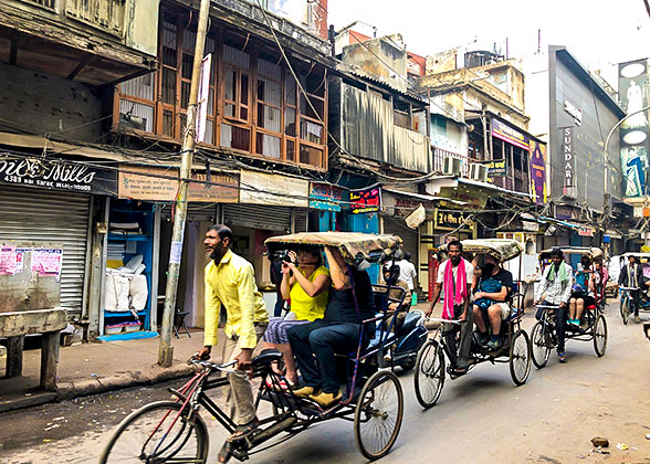 Rickshaw Ride at Chandni Chowk