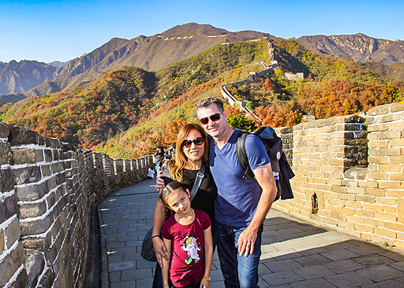 Our Guests at Mutianyu Great Wall