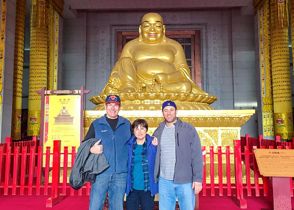 Our Guests at the Famen Temple