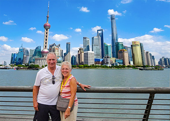 Our Guests at the Bund Area in Shanghai