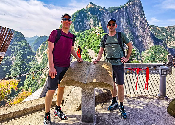 Our Guests at the Mt. Huashan