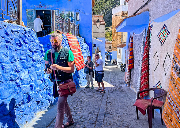 Our Guests in Chefchaouen Medina