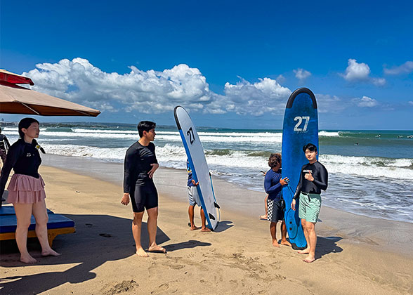 Go on Surfing in Bali