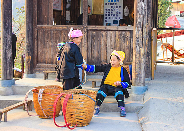 Local People in Dong Minority Village