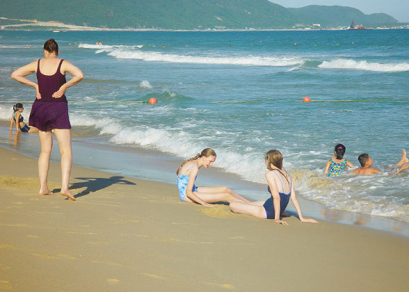 People at the Beach