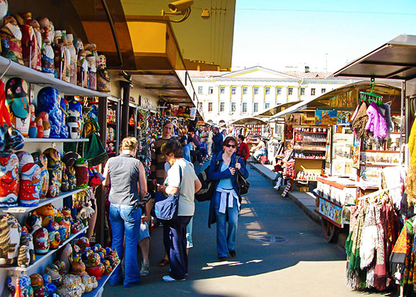 Street Scene of St. Petersburg