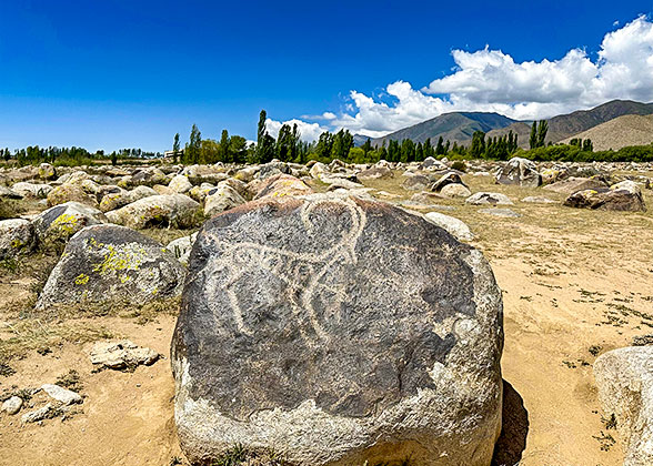 The Open-air Museum of Petroglyphs at Cholpon Ata