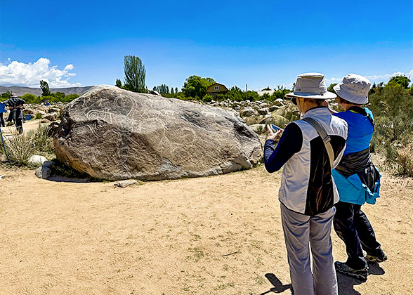 The Open-air Museum of Petroglyphs at Cholpon Ata