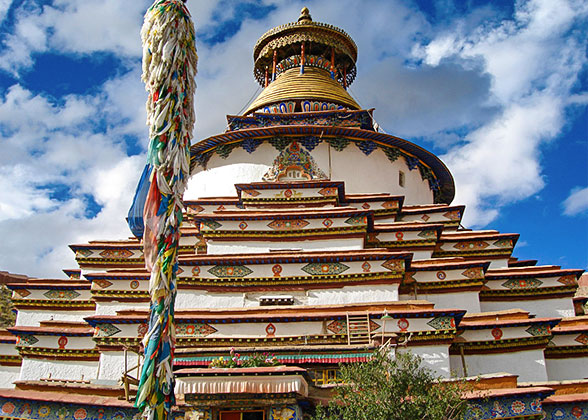 Kumbum Stupa in Gyantse