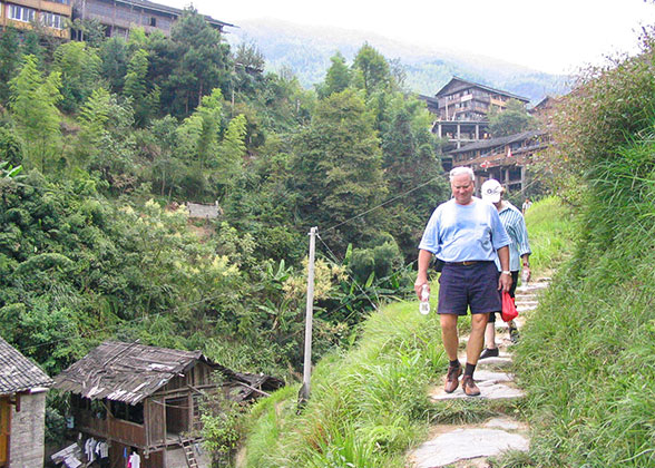 Hiking in Guilin