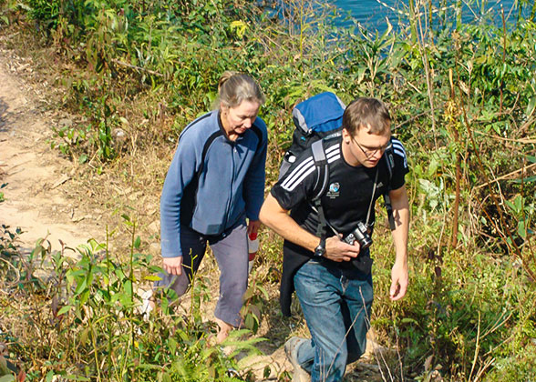 Hiking in Guilin