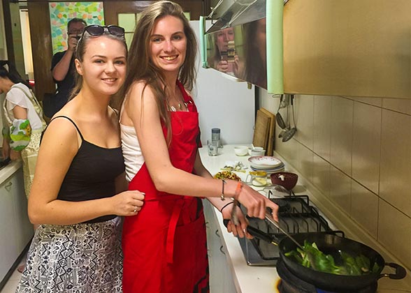 Guests Joining Cooking Class