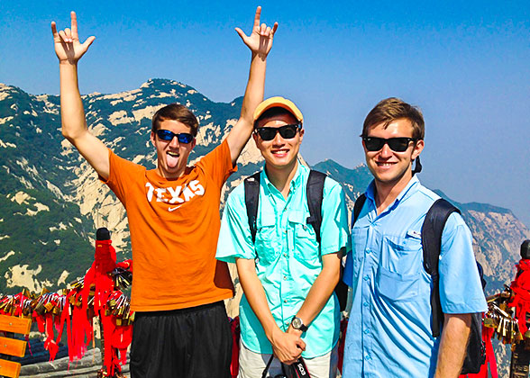 Our Guests at the Mt. Huashan