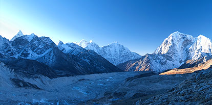 Snow-caped Mountains in Nepal