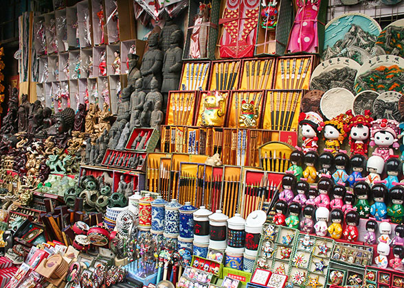 A dazzling array of goods