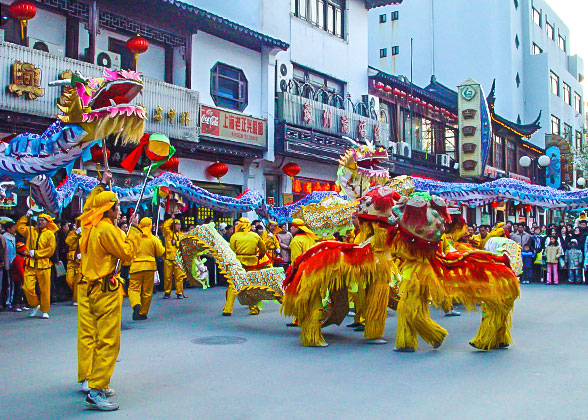 Dragon & Lion Dance during Chinese New Year